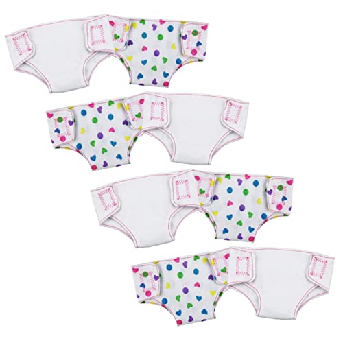 DRESSOOS 8St Puppe Höschen Toys mädchen Puppenartikel Puppenausstattung Puppenversorgung Puppenkleidung Mini-Puppen Puppenhöschen Zubehör Puppenhöschen Stoff von DRESSOOS