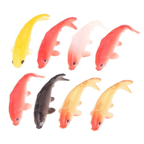 DRESSOOS 8Stücke Miniatur Koi Modelle Bunte Kunstfisch Dekoration für Aquarien und Puppenhäuser Langlebig und Realistisch für Kreative DRESSOOS 8Stücke Miniatur Koi Modelle Bunte Kunstfisch Dekoration für Aquarien und Puppenhäuser Langlebig und Realistisch für Kreative von DRESSOOS