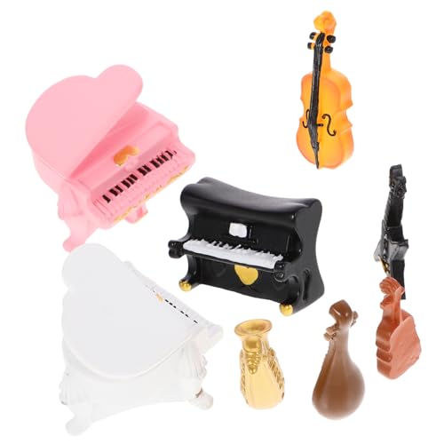 DRESSOOS 8st Ornamente Für Musikinstrumente Zubehör Für Puppenhäuser Puppenhaus Miniatur Puppenstubenmöbel Mini-hausversorgung Realistische Mini-hausdekoration Puppenzubehör Harz DRESSOOS 8st Ornamente Für Musikinstrumente Zubehör Für Puppenhäuser Puppenhaus Miniatur Puppenstubenmöbel Mini-hausversorgung Realistische Mini-hausdekoration Puppenzubehör Harz von DRESSOOS