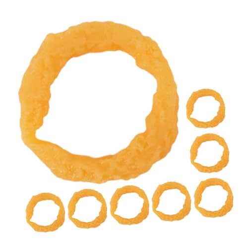 DRESSOOS 8st Simulierter Tintenfischring Lebensmitteldekor Künstliches Lebensmittelmodell Verschleißfeste Tintenfischringe Fake-Food- Tintenfischringe-Foto-requisitenmodell Yellow PVC DRESSOOS 8st Simulierter Tintenfischring Lebensmitteldekor Künstliches Lebensmittelmodell Verschleißfeste Tintenfischringe Fake-Food- Tintenfischringe-Foto-requisitenmodell Yellow PVC von DRESSOOS