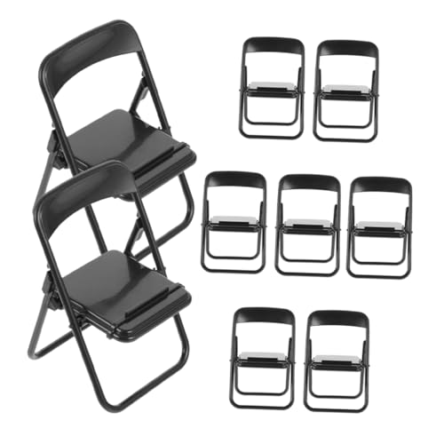 DRESSOOS 9 Stück Stuhlförmiger Handyhalter, Mini Stuhlmodell, Miniatur Klappstuhl, Winzige Möbel, Winziger Stuhl, Requisite, Stuhl, Telefonhalter, Handyhalter, Mini Möbelmodell, DRESSOOS 9 Stück Stuhlförmiger Handyhalter, Mini Stuhlmodell, Miniatur Klappstuhl, Winzige Möbel, Winziger Stuhl, Requisite, Stuhl, Telefonhalter, Handyhalter, Mini Möbelmodell, von DRESSOOS
