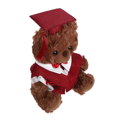 DRESSOOS Abschlussbär Plüschspielzeug Süßer Doktorbär im Outfit für Jungen und Weiches Kuscheltier für Graduierungsfeier Symbol des Erfolgs Freude zur des Schulabschlusses DRESSOOS Abschlussbär Plüschspielzeug Süßer Doktorbär im Outfit für Jungen und Weiches Kuscheltier für Graduierungsfeier Symbol des Erfolgs Freude zur des Schulabschlusses von DRESSOOS