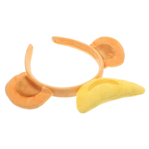DRESSOOS Affenohren Stirnband Affenohr Kopfbedeckung Halloween Stirnband Vogelscheuche Affen Kostümzubehör Bärenohren Affen Plüsch Stirnband Nutztier Stirnband Dschungel Stirnband DRESSOOS Affenohren Stirnband Affenohr Kopfbedeckung Halloween Stirnband Vogelscheuche Affen Kostümzubehör Bärenohren Affen Plüsch Stirnband Nutztier Stirnband Dschungel Stirnband von DRESSOOS