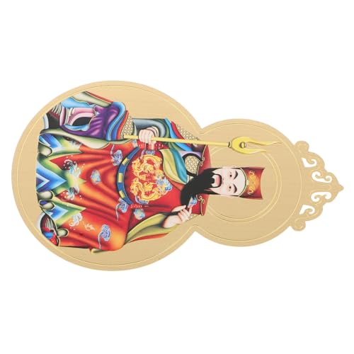 DRESSOOS Traditionelle Chinesische Amulettkarte Sicherheitssegen Feng Shui Taoistisch Großer Glücksdekor Metallkonstruktion Für Das Home Office DRESSOOS Traditionelle Chinesische Amulettkarte Sicherheitssegen Feng Shui Taoistisch Großer Glücksdekor Metallkonstruktion Für Das Home Office von DRESSOOS