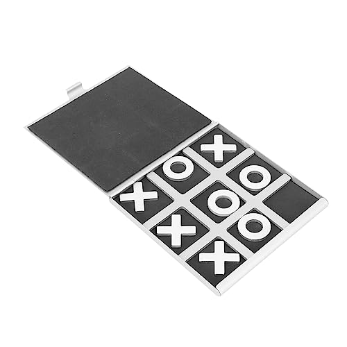 DRESSOOS Aluminium Schach Spielzeug Silber Schwarz Kinder Interaktive Spiel Party Favors Taktile Puzzle Strategie Brettspiel von DRESSOOS
