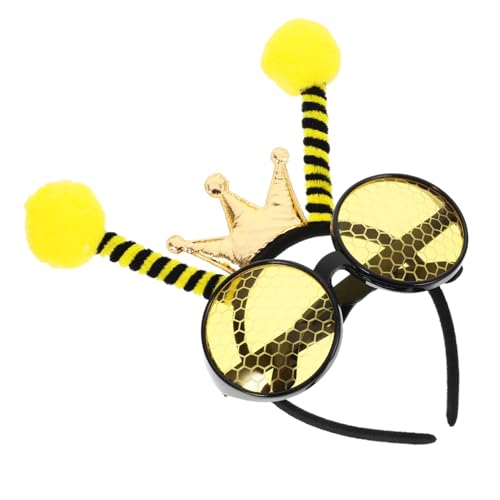 DRESSOOS Bienen Kopfband Und Brillen Set Lustige Cartoon Biene Kopfbedeckung Mit Sonnenbrille Für Kostümpartys Kindergeburtstage Und Karneval Bee Headband Und Brille Set Für Spaß Und DRESSOOS Bienen Kopfband Und Brillen Set Lustige Cartoon Biene Kopfbedeckung Mit Sonnenbrille Für Kostümpartys Kindergeburtstage Und Karneval Bee Headband Und Brille Set Für Spaß Und von DRESSOOS