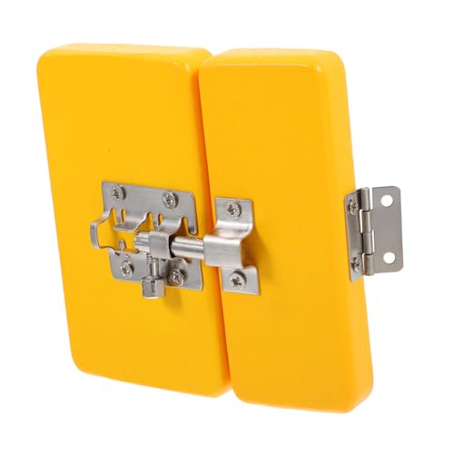 DRESSOOS Busy Board Türverschluss DIY Sensorisches für Kleinkinder Holzspielzeug Motorischen Fähigkeiten Gelb DRESSOOS Busy Board Türverschluss DIY Sensorisches für Kleinkinder Holzspielzeug Motorischen Fähigkeiten Gelb von DRESSOOS