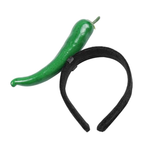 DRESSOOS Chili Design Haarband - Damen Haarreif Festival Haarschmuck Kreatives Stirnband Für Partys von DRESSOOS