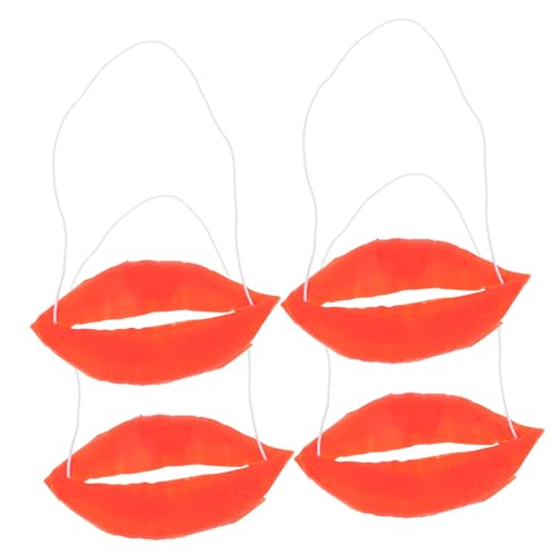 DRESSOOS Cosplay-Requisiten Mit Großem Mund 4 Stück Halloween-wurstmund Dekorativer Zirkusclown-Mund Bequem Für Den Einsatz DRESSOOS Cosplay-Requisiten Mit Großem Mund 4 Stück Halloween-wurstmund Dekorativer Zirkusclown-Mund Bequem Für Den Einsatz von DRESSOOS
