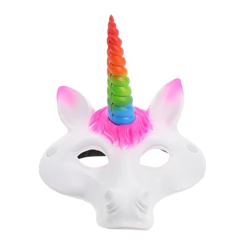 DRESSOOS Einhornmaske Tiermasken Für Kinder Pferdekopfmaske Halloweenmasken Lustige Masken Therain Maske Pferdemaske Lustige Tiermaske Einhorn Kostümmaske Halloween Lustige Halloween Maske DRESSOOS Einhornmaske Tiermasken Für Kinder Pferdekopfmaske Halloweenmasken Lustige Masken Therain Maske Pferdemaske Lustige Tiermaske Einhorn Kostümmaske Halloween Lustige Halloween Maske von DRESSOOS