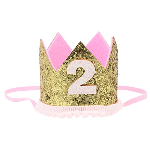 DRESSOOS Alles Zum Geburtstag Stirnband Jungen Und Mädchen Krone Hut Elegante Kinder Party Stirnband von DRESSOOS