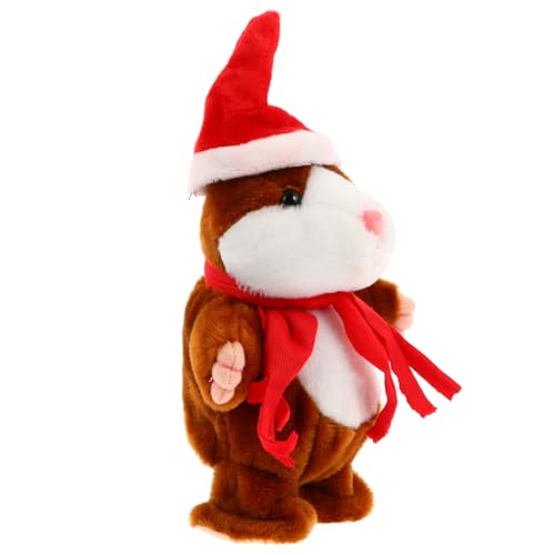 DRESSOOS Elektrisches Hamster mit Plüschüberzug Interaktives Lernspielzeug für Weihnachts Accessoire für Jungen DRESSOOS Elektrisches Hamster mit Plüschüberzug Interaktives Lernspielzeug für Weihnachts Accessoire für Jungen von DRESSOOS