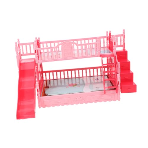 DRESSOOS Etagenbett-Set Für Puppen Mini-etagenbett Puppenhauswesen Miniaturbettmodell Für Mädchen Spielzeughaus Miniatur-Puppen-etagenbett Miniaturmöbel Mini-möbelmodelle Rosa Abs DRESSOOS Etagenbett-Set Für Puppen Mini-etagenbett Puppenhauswesen Miniaturbettmodell Für Mädchen Spielzeughaus Miniatur-Puppen-etagenbett Miniaturmöbel Mini-möbelmodelle Rosa Abs von DRESSOOS
