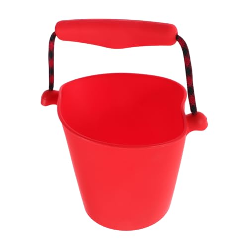 DRESSOOS Faltbarer Silikon Eimer für Multifunktionales Sandspielzeug für Strand Pool und Reisen für Outdoor Aktivitäten Langlebig und Farbenfroh von DRESSOOS