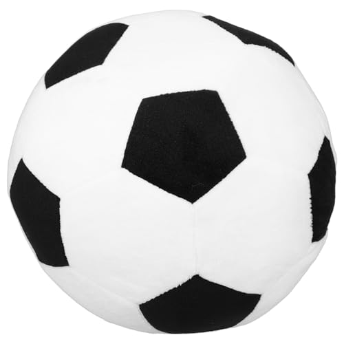 DRESSOOS Fußballspielzeug Lustiges Umarmungskissen Kidcraft-spielset Plüsch Hundeball Weicher Hundeball Fußball-hundespielzeug Plüsch-fußballkissen Süßes Sanft Kinderball Baby von DRESSOOS