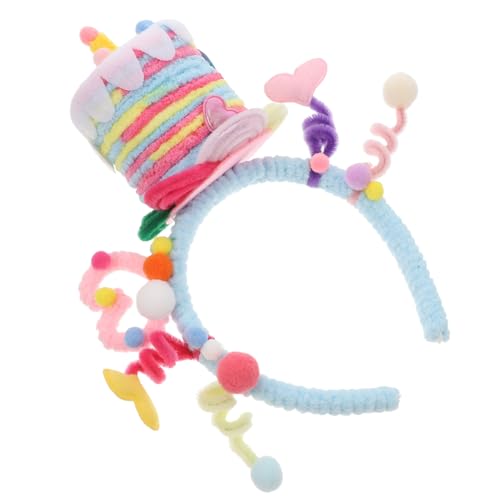 DRESSOOS Stirnbänder Für Geburtstagspartys Kuchenform Stirnband Herz Photo Booth Requisiten Jungen Und Mädchen Geburtstagszubehör Spaß DRESSOOS Stirnbänder Für Geburtstagspartys Kuchenform Stirnband Herz Photo Booth Requisiten Jungen Und Mädchen Geburtstagszubehör Spaß von DRESSOOS
