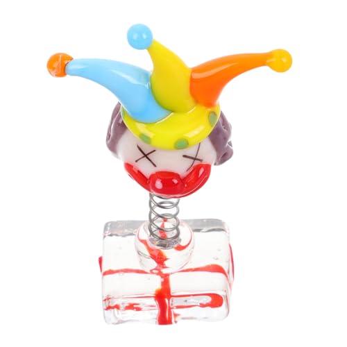 DRESSOOS Glasiertes Clown Spielzeug, Niedliche Figuren, Miniatur Clown Figuren, Glasfiguren, Weihnachtstischdekoration, Mini Clown Figuren Für Karneval, Kristalltiere, Süße Clown Statuen, DRESSOOS Glasiertes Clown Spielzeug, Niedliche Figuren, Miniatur Clown Figuren, Glasfiguren, Weihnachtstischdekoration, Mini Clown Figuren Für Karneval, Kristalltiere, Süße Clown Statuen, von DRESSOOS