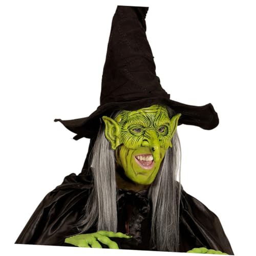 DRESSOOS Halloween-therapiemaske Grüne Halbgesichtsmaske Teleskopgürtel Einfach Zu Tragen DRESSOOS Halloween-therapiemaske Grüne Halbgesichtsmaske Teleskopgürtel Einfach Zu Tragen von DRESSOOS