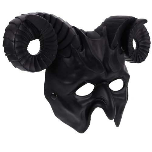 DRESSOOS Halloween Horn Maske, Abschlussball Dekorationen Für Partys, Kostümmaske, Partymaske, Gesichtsmaske, Plastikmaske, Maskerade Dekorationen, Maske, Halloween Party Maskenmaske, von DRESSOOS