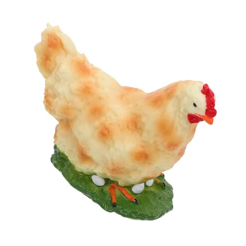 DRESSOOS Huhn Statue Gartendekoration Hühnchen Figur Aus Weichem Dekorative Henne Für Garten Und Balkon Farmtier Deko Für Kinderzimmer Wetterfestes Gartendekor DRESSOOS Huhn Statue Gartendekoration Hühnchen Figur Aus Weichem Dekorative Henne Für Garten Und Balkon Farmtier Deko Für Kinderzimmer Wetterfestes Gartendekor von DRESSOOS