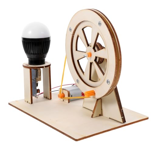 DRESSOOS Holz Handkurbel Stromgenerator Bausatz Tragbares DIY Experiment für Pädagogisches Wissenschaftsmodell Kreatives Lernspielzeug für Physikunterricht und Zufällige Zufällige Farbe DRESSOOS Holz Handkurbel Stromgenerator Bausatz Tragbares DIY Experiment für Pädagogisches Wissenschaftsmodell Kreatives Lernspielzeug für Physikunterricht und Zufällige Zufällige Farbe von DRESSOOS