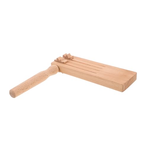 DRESSOOS Holz Resonanzbrett Mexikanisches Spielzeug Halloween Geräuschmacher Windgeräusche Jubelgeräusche Party Gebläse Geräuschemacher Lautmacher Rhythmus Spielmaschine Matracas Mexicanas von DRESSOOS