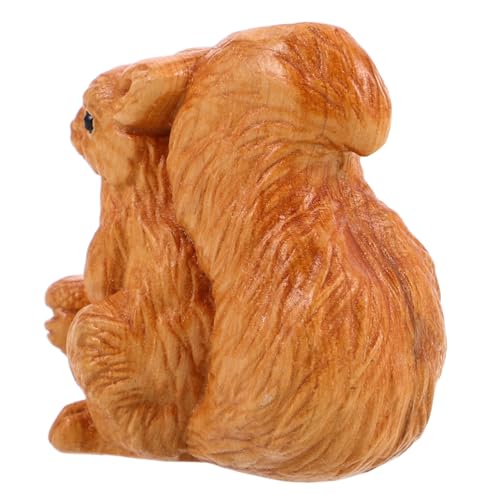 DRESSOOS Holzschneide Styling-Kleiderbügel Figurenzubehör Süße Tierornamente Holz Tierische für Garten Eichhörnchenstatue -Anhänger Figur der abstrakten Kunst hölzern DRESSOOS Holzschneide Styling-Kleiderbügel Figurenzubehör Süße Tierornamente Holz Tierische für Garten Eichhörnchenstatue -Anhänger Figur der abstrakten Kunst hölzern von DRESSOOS