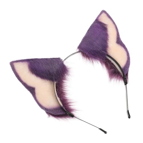 DRESSOOS Hundekopfhörer mit Tierohren für Cosplay Haarband für Partys und Kostüm Events Leicht und Bequem aus Weichem Material Gefertigt Perfektes Accessoire für Halloween und Maskeraden von DRESSOOS
