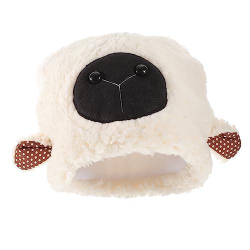 DRESSOOS Fluffy Schafohren ütze Lustige üsch Kopfbedeckung Für Fotoshootings Cosplay Und Partys Weiße Kappe Mit Tierohren Für Und Erwachsene DRESSOOS Fluffy Schafohren ütze Lustige üsch Kopfbedeckung Für Fotoshootings Cosplay Und Partys Weiße Kappe Mit Tierohren Für Und Erwachsene von DRESSOOS