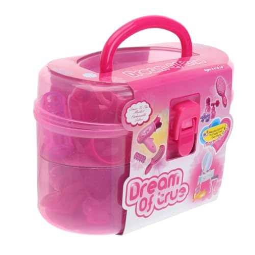 DRESSOOS Make-up-Spielzeug-Set für Mädchen Prinzessinnen-Make-up-Aufkleber Spielzeug-Set Schönheits-Kosmetiktasche Aufbewahrungsbox Spielzeug von DRESSOOS