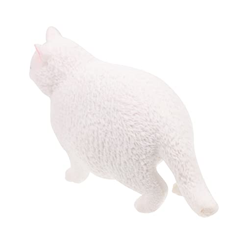 DRESSOOS Katzenornament, Kleine Katzenstatue, Lebensechte Simulation, Katzenförmiges Modell, Katzenerkennungsmodell, Katzenspielzeug, Tierfigur, Spielzeug, Katzensimulation, Katzenschmuck, von DRESSOOS