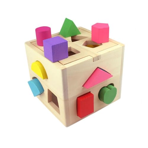 DRESSOOS Formensortierer Würfel Geometrische Formstücke Für Lernspielzeug Zur Der Motorischen Fähigkeiten Und Formenerkennung 13 öcher Design DRESSOOS Formensortierer Würfel Geometrische Formstücke Für Lernspielzeug Zur Der Motorischen Fähigkeiten Und Formenerkennung 13 öcher Design von DRESSOOS