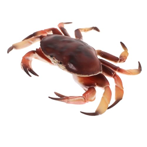 DRESSOOS Kleine Krabbendekoration Krabbenmodell Lebensechte Simulation Tiermodell Krabbenfigur Krabbenform Ornament Tierfiguren Simulation Tierfigur Künstliche Krabbenornament Modell von DRESSOOS
