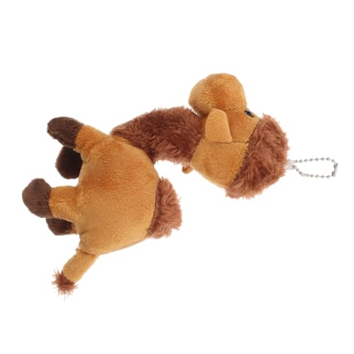 DRESSOOS Kleiner Kamelanhänger Cartoon-plüschtiere Alles Zum Geburtstag Dekoration Kameltiere Libelle Anhänger -Dekoration Puppentiere Süße Accessoires Light Brown Legierung von DRESSOOS