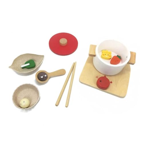 DRESSOOS 1 Set Hotpot Kochspielzeug Niedliches DIY Küchenspielzeug Für Hot Pot Kombination Ideales Für Kleine Köche Fördert Kreativität Und Rollenspiele DRESSOOS 1 Set Hotpot Kochspielzeug Niedliches DIY Küchenspielzeug Für Hot Pot Kombination Ideales Für Kleine Köche Fördert Kreativität Und Rollenspiele von DRESSOOS