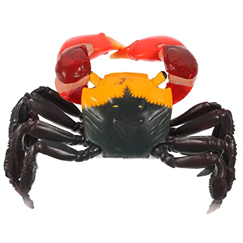 DRESSOOS Krabbenmodell Spielzeug Pädagogisches Tiermodell Simuliertes Tiermodell Künstliches Kinderspielzeug Lernen Haarige Krabbe Künstliches Tiermodell Party Haarige Krabbe Simulierte von DRESSOOS
