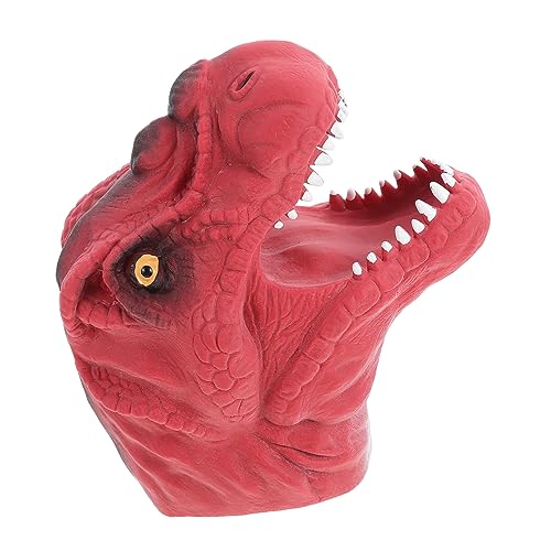 DRESSOOS Dinosaurier Kopf Fingerpuppe Interaktives Aus Lustiges Dino Finger Für Kreatives Fingerpuppen Perfektes Für Jungen Und ädchen von DRESSOOS