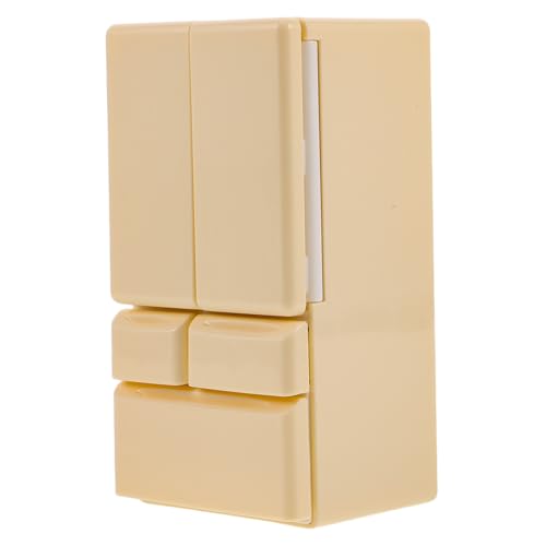 DRESSOOS Maßstab 112 Miniatur Küche Szene Kühlschrank Spielzeug Doppel Tür Puppenhaus Zubehör Für Pretend Spielen DRESSOOS Maßstab 112 Miniatur Küche Szene Kühlschrank Spielzeug Doppel Tür Puppenhaus Zubehör Für Pretend Spielen von DRESSOOS