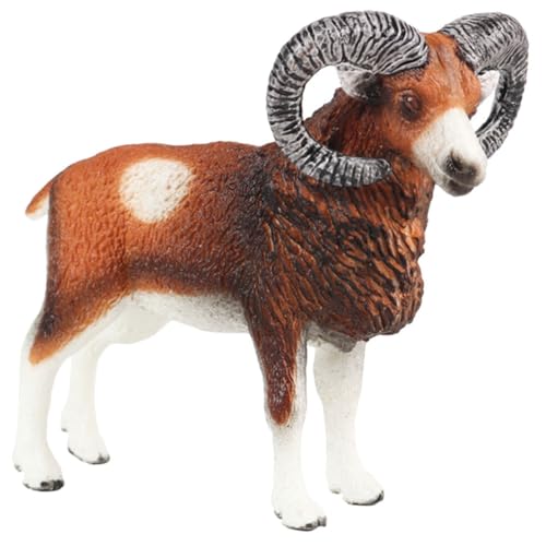 DRESSOOS Künstliches Ziegen Mufflon Ornament Für Kinder, Wildtier Tierfigur, Tiermodell, Dekoratives Tiermodell, Simuliertes Tiermodell, Mufflon Figuren, Gefälschtes Mufflon, Mufflon DRESSOOS Künstliches Ziegen Mufflon Ornament Für Kinder, Wildtier Tierfigur, Tiermodell, Dekoratives Tiermodell, Simuliertes Tiermodell, Mufflon Figuren, Gefälschtes Mufflon, Mufflon von DRESSOOS