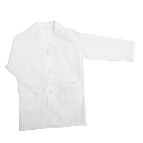 DRESSOOS Laborkittel Für Jungen Und ädchen Weißer Arztkittel Für Kinderkostü Ideal Für Rollenspiele Fasching Und Halloween Größe 126 DRESSOOS Laborkittel Für Jungen Und ädchen Weißer Arztkittel Für Kinderkostü Ideal Für Rollenspiele Fasching Und Halloween Größe 126 von DRESSOOS