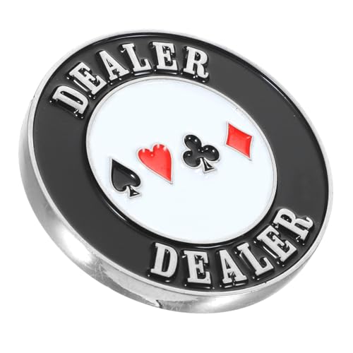 DRESSOOS Metall, Pokerkarten Dealer Button, Partyzubehör, Neuartige Pokermarker, Glücksspielzubehör, Poker Token, Glücksspiel Token, Geldzähl Token, Metall Spielmarker DRESSOOS Metall, Pokerkarten Dealer Button, Partyzubehör, Neuartige Pokermarker, Glücksspielzubehör, Poker Token, Glücksspiel Token, Geldzähl Token, Metall Spielmarker von DRESSOOS