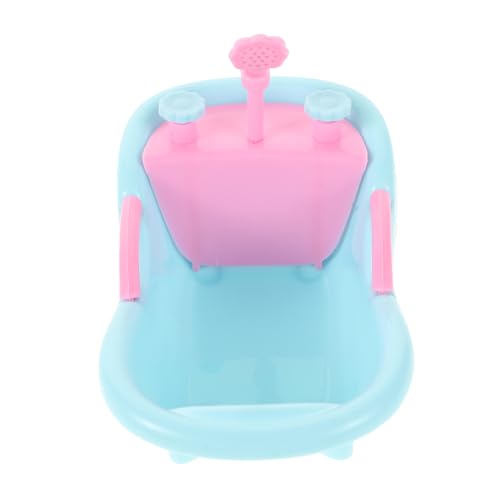 DRESSOOS Mini Badewanne Puppenbadewanne Miniatur Puppenhaus Badewanne Puppenhaus Mini Badewanne Puppenhaus Badezimmermöbel Puppenhaus Badezimmerzubehör Miniatur Badewanne von DRESSOOS