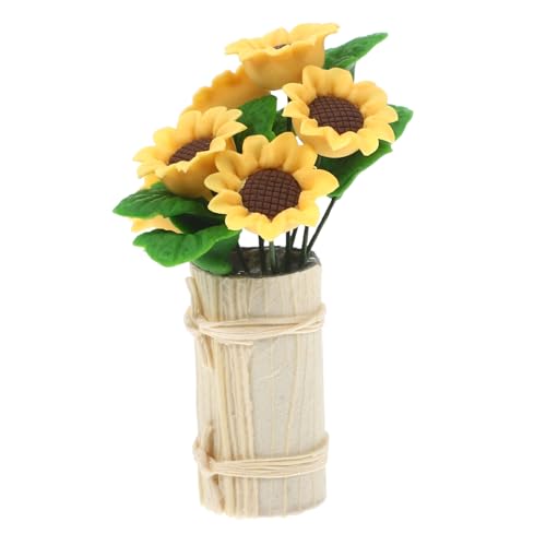DRESSOOS Mini Blumen Basteltopf, Blumenflasche, Ornament, Puppenhaus Miniaturen, Mini Blumenflasche, Modell, Miniatur Blumenflasche, Requisiten, Miniatur Dekorationen, Puppenhaus Zubehör, von DRESSOOS