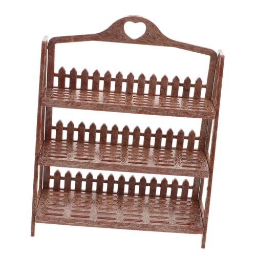 DRESSOOS Mini Bücherregal Für Puppenhaus Pretend Spielen Spielzeug Miniatur Küche Möbel Dekorative Rack DRESSOOS Mini Bücherregal Für Puppenhaus Pretend Spielen Spielzeug Miniatur Küche Möbel Dekorative Rack von DRESSOOS