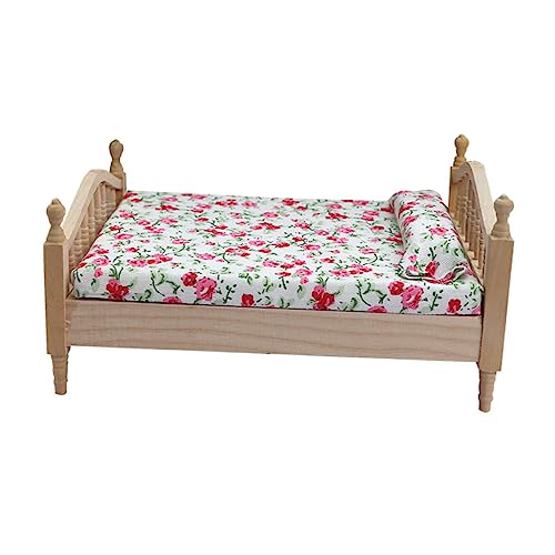 DRESSOOS Mini-Doppelbett kinderzimmer kinderspielzeug puppenbett etagenbett Home Decor für kleines Miniatur-Bettdekoration kleine Hausmöbel Puppenhausdekoration Stoff DRESSOOS Mini-Doppelbett kinderzimmer kinderspielzeug puppenbett etagenbett Home Decor für kleines Miniatur-Bettdekoration kleine Hausmöbel Puppenhausdekoration Stoff von DRESSOOS