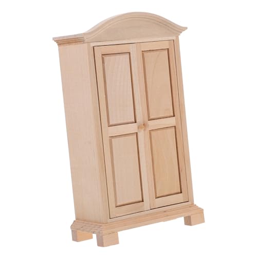 DRESSOOS Mini Garderobe, Miniatur Schrank, Kleines Schrankmodell, Mini Holzschrank, Puppenkleideraufbewahrung, Puppenschrank, Puppenhaus, Miniatur Garderobe, Puppenmöbel, Miniatur DRESSOOS Mini Garderobe, Miniatur Schrank, Kleines Schrankmodell, Mini Holzschrank, Puppenkleideraufbewahrung, Puppenschrank, Puppenhaus, Miniatur Garderobe, Puppenmöbel, Miniatur von DRESSOOS