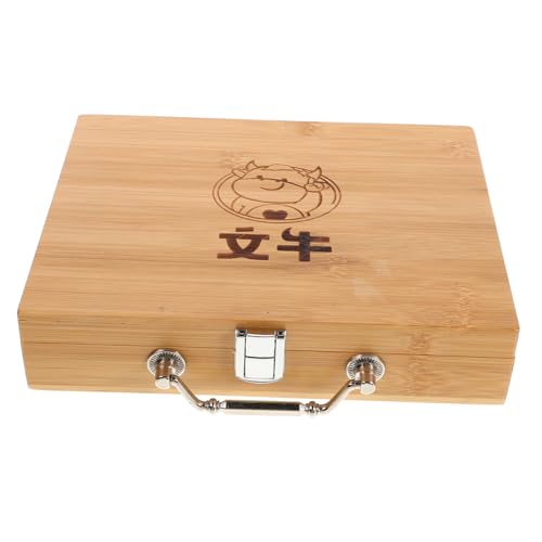 DRESSOOS Aufbewahrungsbox für Mahjong-Steine im Retro-Stil handgehaltenes Mini-chinesisches Majong-Set eleganter Mahjong-Koffer aus Holz DRESSOOS Aufbewahrungsbox für Mahjong-Steine im Retro-Stil handgehaltenes Mini-chinesisches Majong-Set eleganter Mahjong-Koffer aus Holz von DRESSOOS