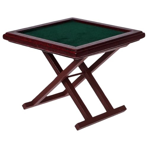 DRESSOOS Mahjong-Tisch Für Puppenhaus Miniatur-Mahjong-Spiel Miniaturmöbel Aus Holz Für Sammler Fotografie-Requisiten DRESSOOS Mahjong-Tisch Für Puppenhaus Miniatur-Mahjong-Spiel Miniaturmöbel Aus Holz Für Sammler Fotografie-Requisiten von DRESSOOS