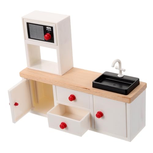 DRESSOOS Mini-Möbel Puppe Heimwerken klein Mikro Feinschmecker holzmöbel holzspielzeug Dollhouse zubehör waschbecken spülbecken Mini-Hausaccessoire Holzschrank Miniatur hölzern Weiß DRESSOOS Mini-Möbel Puppe Heimwerken klein Mikro Feinschmecker holzmöbel holzspielzeug Dollhouse zubehör waschbecken spülbecken Mini-Hausaccessoire Holzschrank Miniatur hölzern Weiß von DRESSOOS