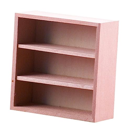 DRESSOOS Miniaturmöbel Mini-Schrank-Ornamente garderobenschrank Spielset-Zubehör Möbel Modelle Puppenhaus Minischrank Requisite puppenhaus Schrank Spielzeug Tasche Spielzeugzimmer Holz von DRESSOOS